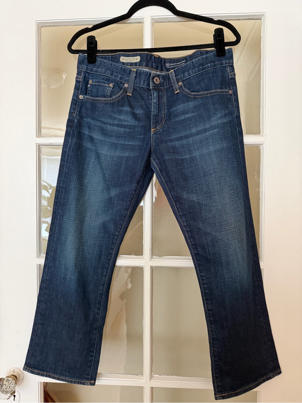 AG Adriano Goldschmied Women's Dark Blue Bootcut Jeans